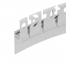 Профиль PLINTUS-FANTOM-BENT-H20-SIDE-2000 WHITE (Arlight, Алюминий)