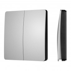 INTELLIGENT ARLIGHT Кнопочная панель KINETIC-801-22-2G-WP-SUF Silver (No battery, IP67, 433Mhz) (IARL, IP67 Пластик, 3 года)