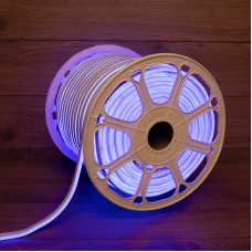 Гибкий неон 8х16мм двухсторонний 120 LED/м СИНИЙ 230В бухта 100м (с комплектом подключения) NEON-NIGHT