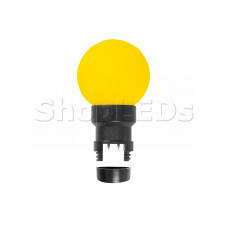 Лампа шар 6 LED для белт-лайта, цвет: Жёлтый, 45мм, жёлтая колба