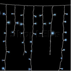 Гирлянда "Айсикл Белый" 1,8 х 0,6 м / 3 блока, белый провод, лампы прозрачные NEON-NIGHT
