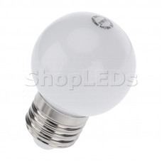 Лампа шар e27 3 LED ∅45мм - белая, SL405-115