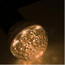 Лампа шар e27 10 LED ∅50мм тепло-белая 24В