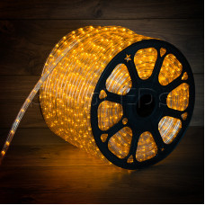 Дюралайт LED, постоянное свечение (2W) - желтый, бухта 100м, Neon-Night, SL121-121