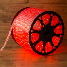Дюралайт LED трехжильный 230В 13мм 36 LED/м КРАСНЫЙ свечение с динамикой модуль 4м бухта 100м NEON-NIGHT