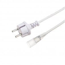 Установочный набор для Гибкого неона 16х16мм формы D (блок питания каучук с диодным мостом и вилкой, заглушка, переходная муфта, игла) 1,5м NEON-NIGHT