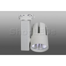 Трековый светодиодный светильник DT-165 (40W, 4100K, однофазный, белый корпус)
