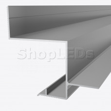 Теневой профиль потолочный InvisLED VEX-7571-2000 Anod