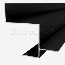 Теневой профиль потолочный InvisLED VEX-7571-2000 Black